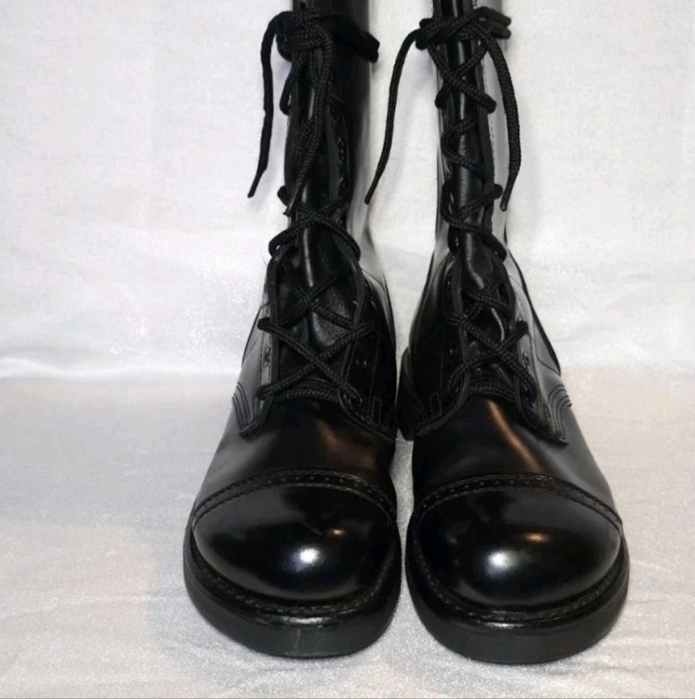 Corcoran Vlack Leather Combat Jump Boots Mens  7.5eee /Womens Size 10